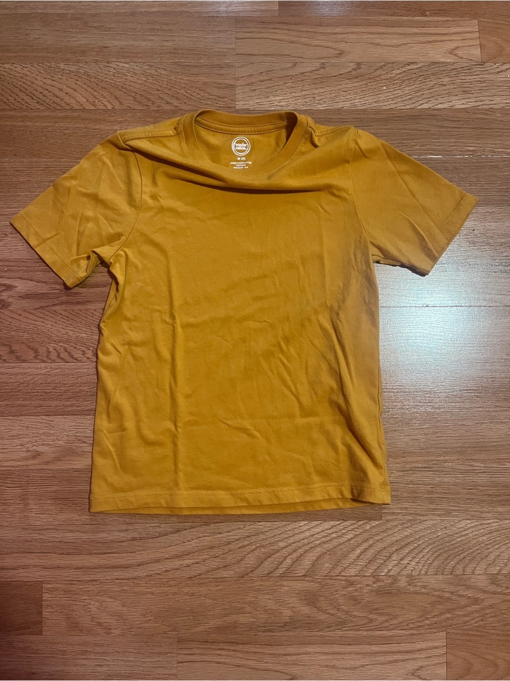 Wonder Nation Mustard Short Sleeve Kids Tee